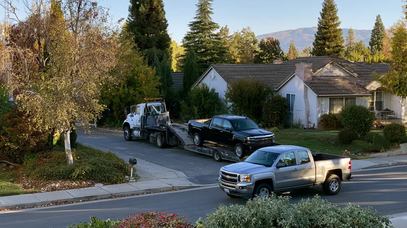 I sold his custom truck while he was away on a fake business trip