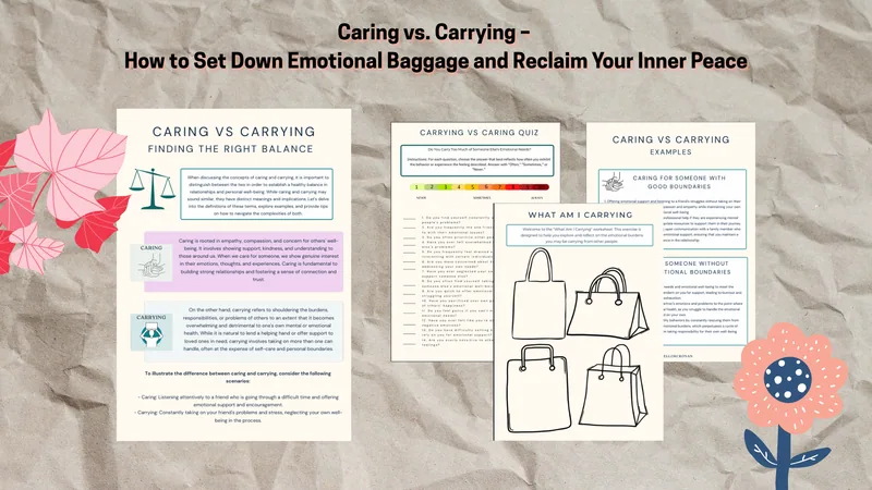 Caring vs. Carrying — preview 4