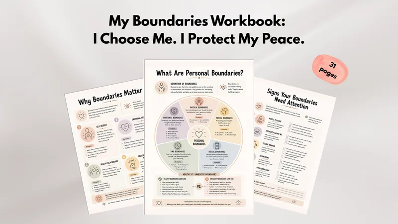 My Boundaries Workbook — preview 3
