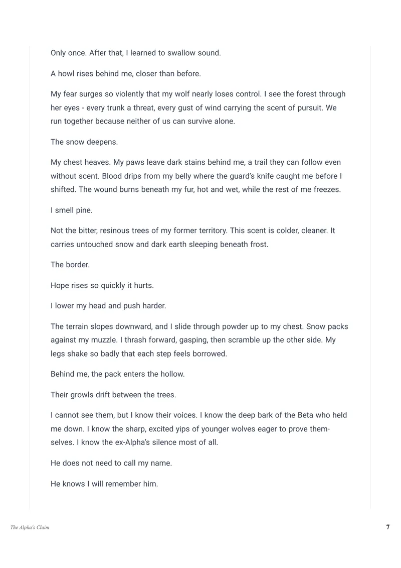 The Alpha's Claim — preview page 3