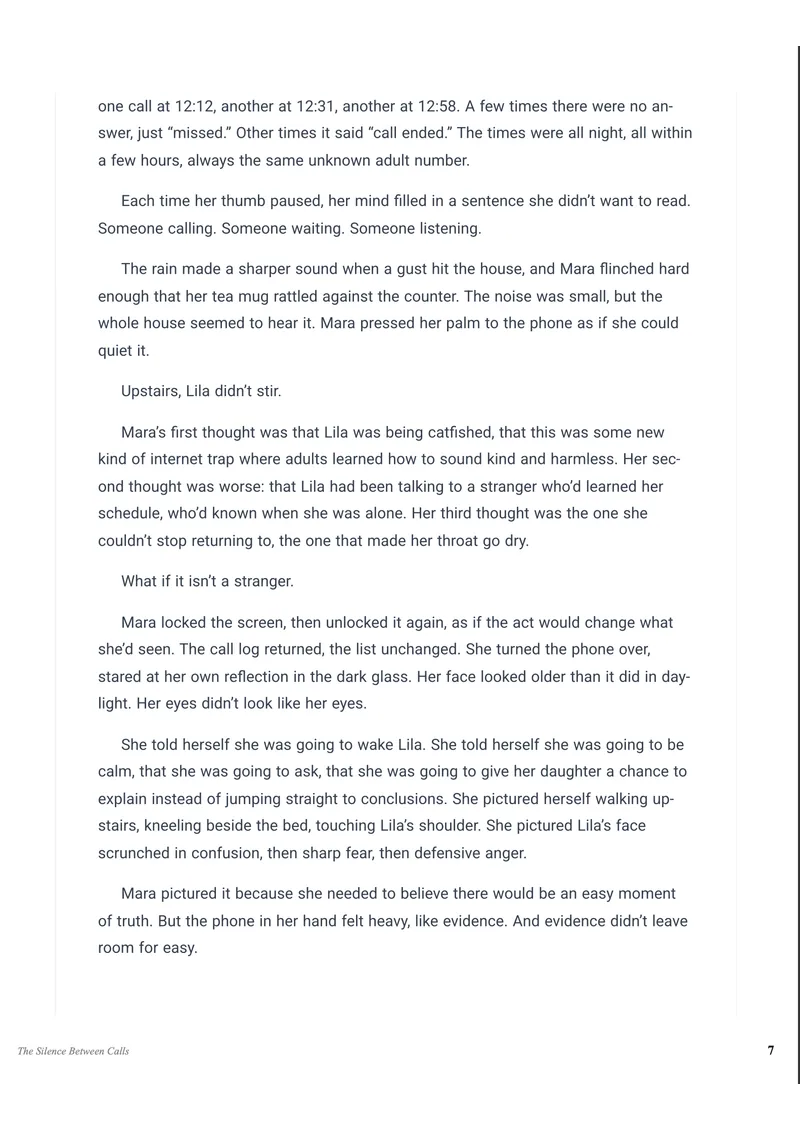 The Silence Between Calls — preview page 3